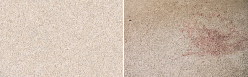 ניקוי שטיח בד דוגמה לפני ואחרי 3